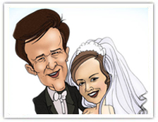 Wedding caricatures