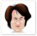 Jackie Chan : Caricature from photo