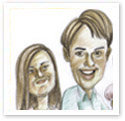 Family Ties : Family caricature