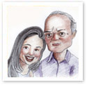 Forever Moments : Family caricature