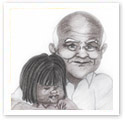 Grandpa Love : Family caricature