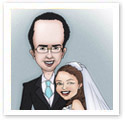 Wedding Date : Wedding caricature