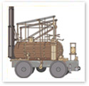 Wooden Train : Technical Illustration