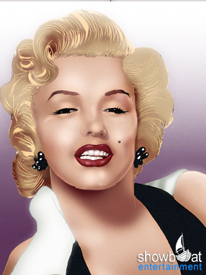 Marilyn Monroe Digital portrait The excellent skills of our professional 