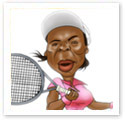 Venus Williams : Sports caricature